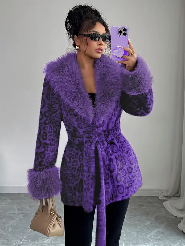 Emily Winter Leopard Coat