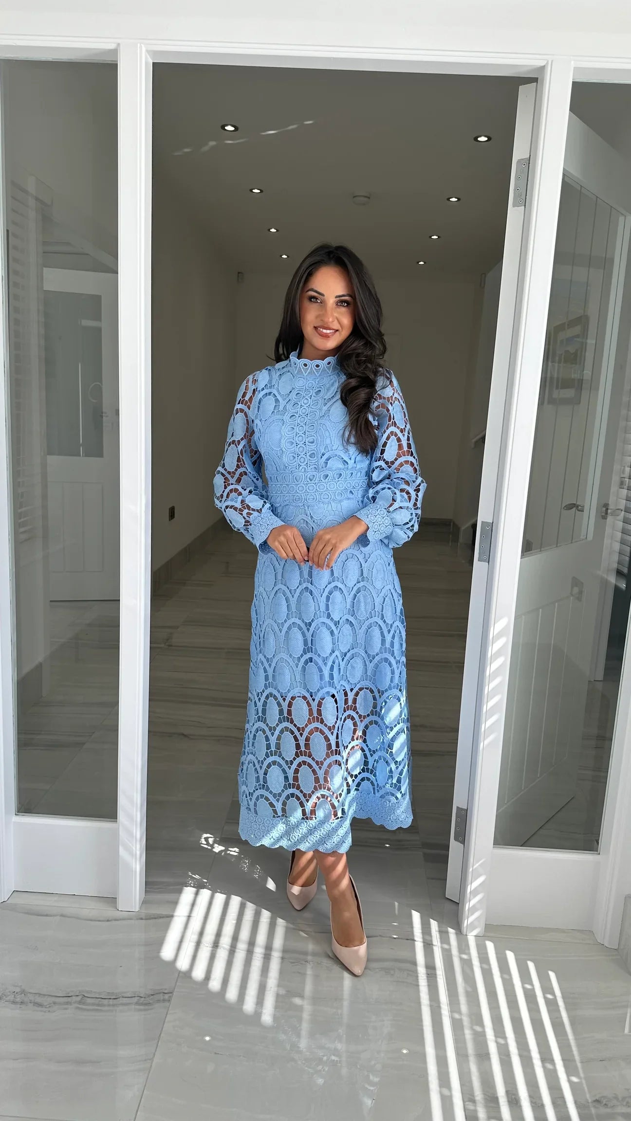 Acia | Long Sleeve Lace Dress