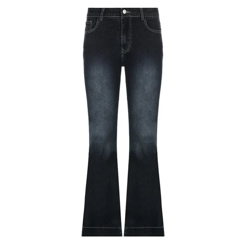 Denise | Flared Low Jeans