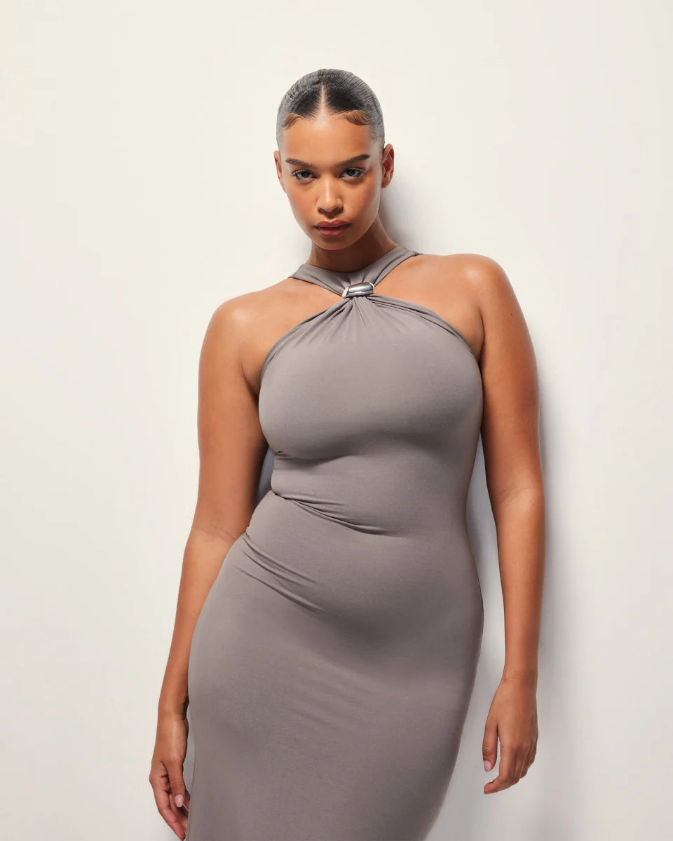 Charlotte | Halter Maxi Dress