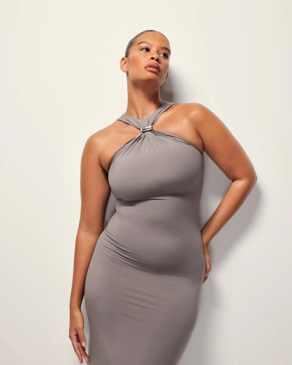 Charlotte | Halter Maxi Dress