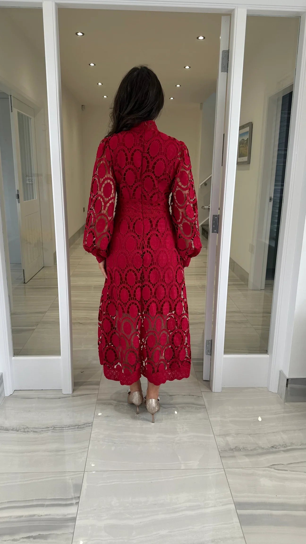 Acia | Long Sleeve Lace Dress