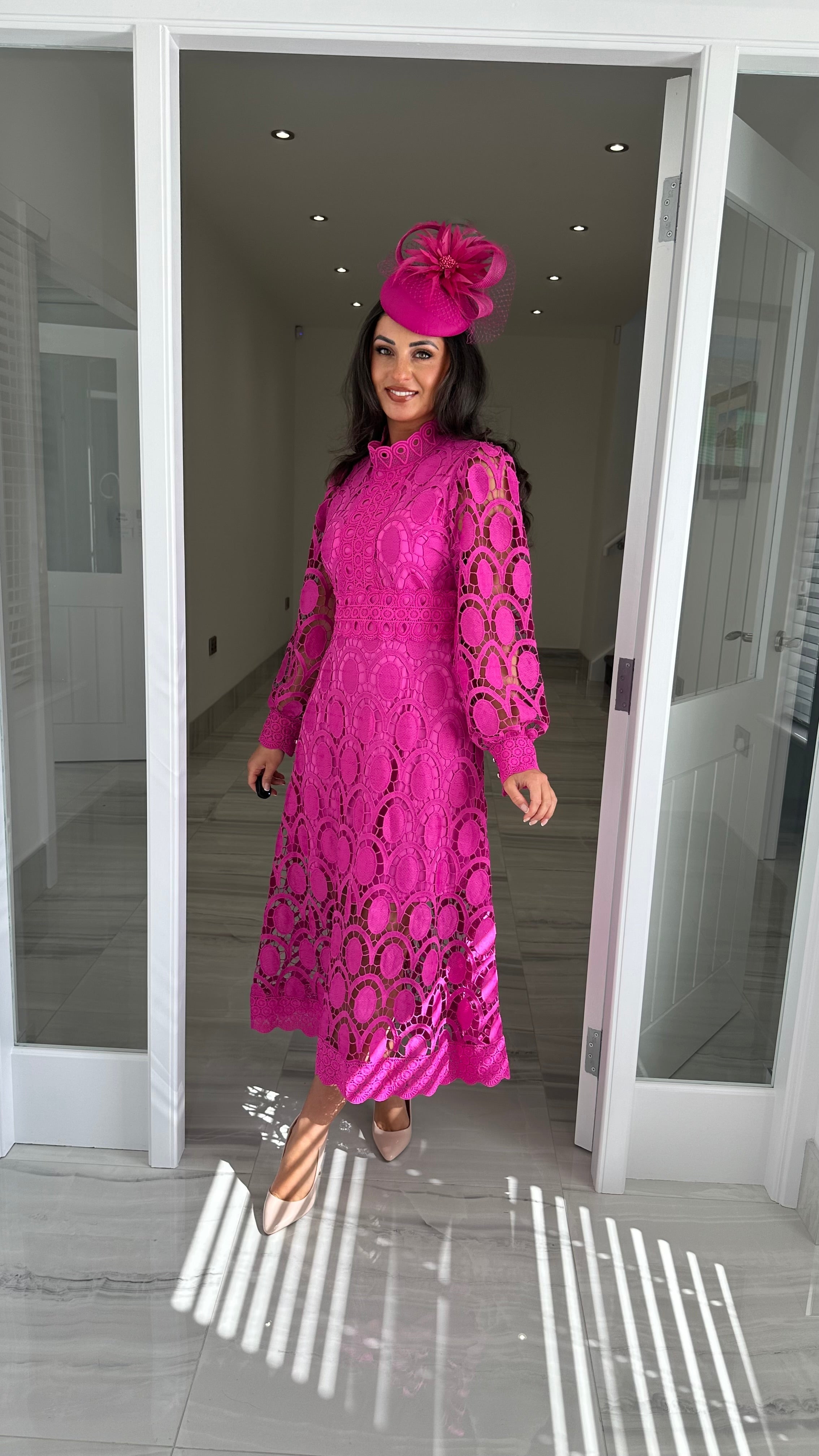 Acia | Long Sleeve Lace Dress