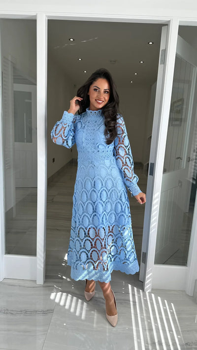 Acia | Long Sleeve Lace Dress