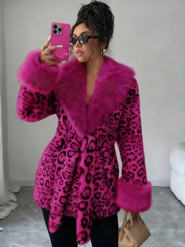 Emily Winter Leopard Coat