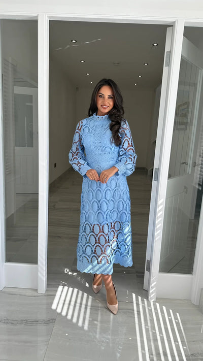 Acia | Long Sleeve Lace Dress