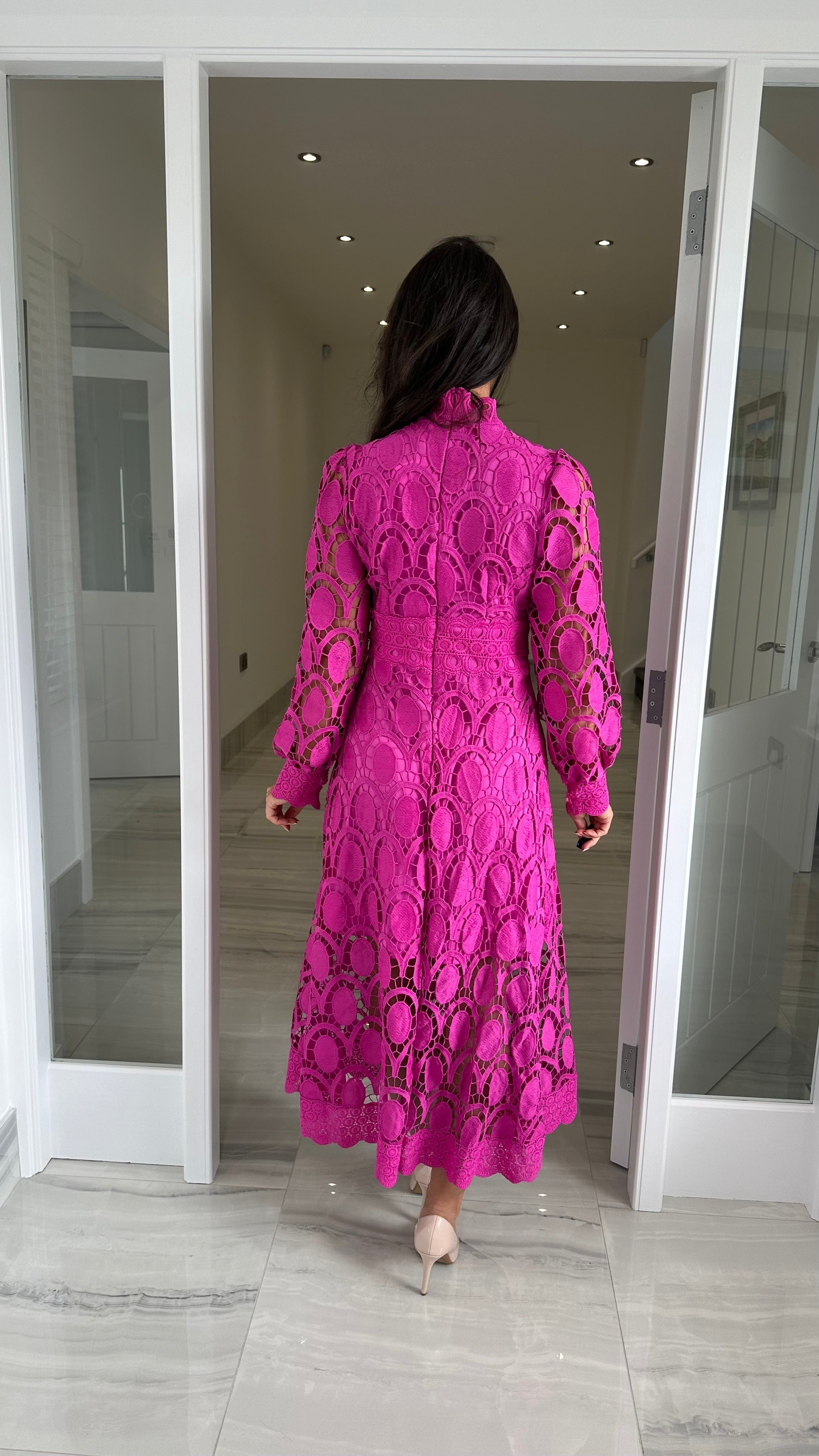 Acia | Long Sleeve Lace Dress