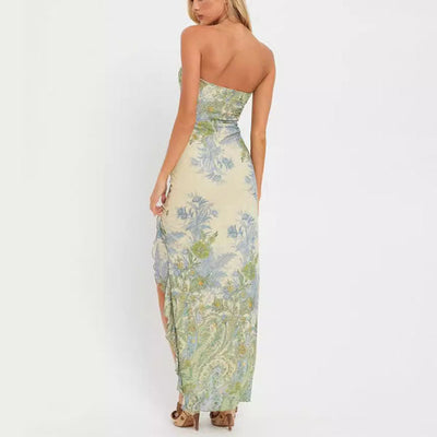 Lana Floral Strapless Maxi Dress