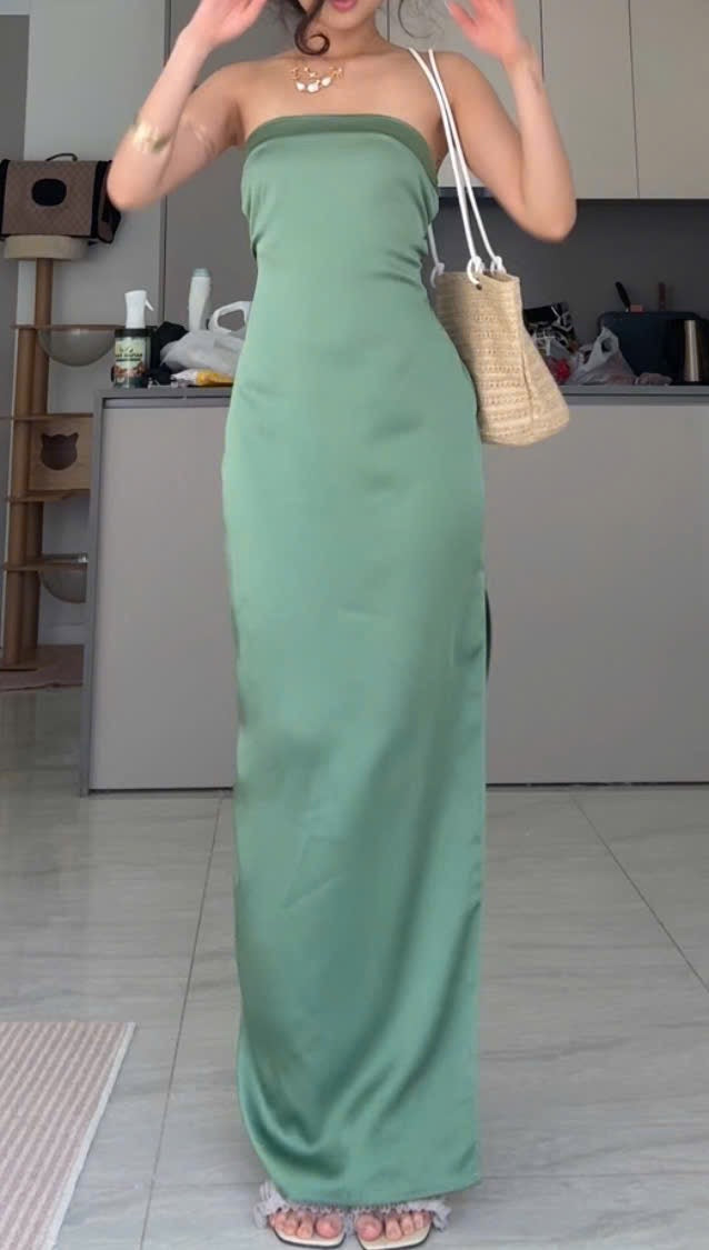 Amelia Maxi Silk Dress