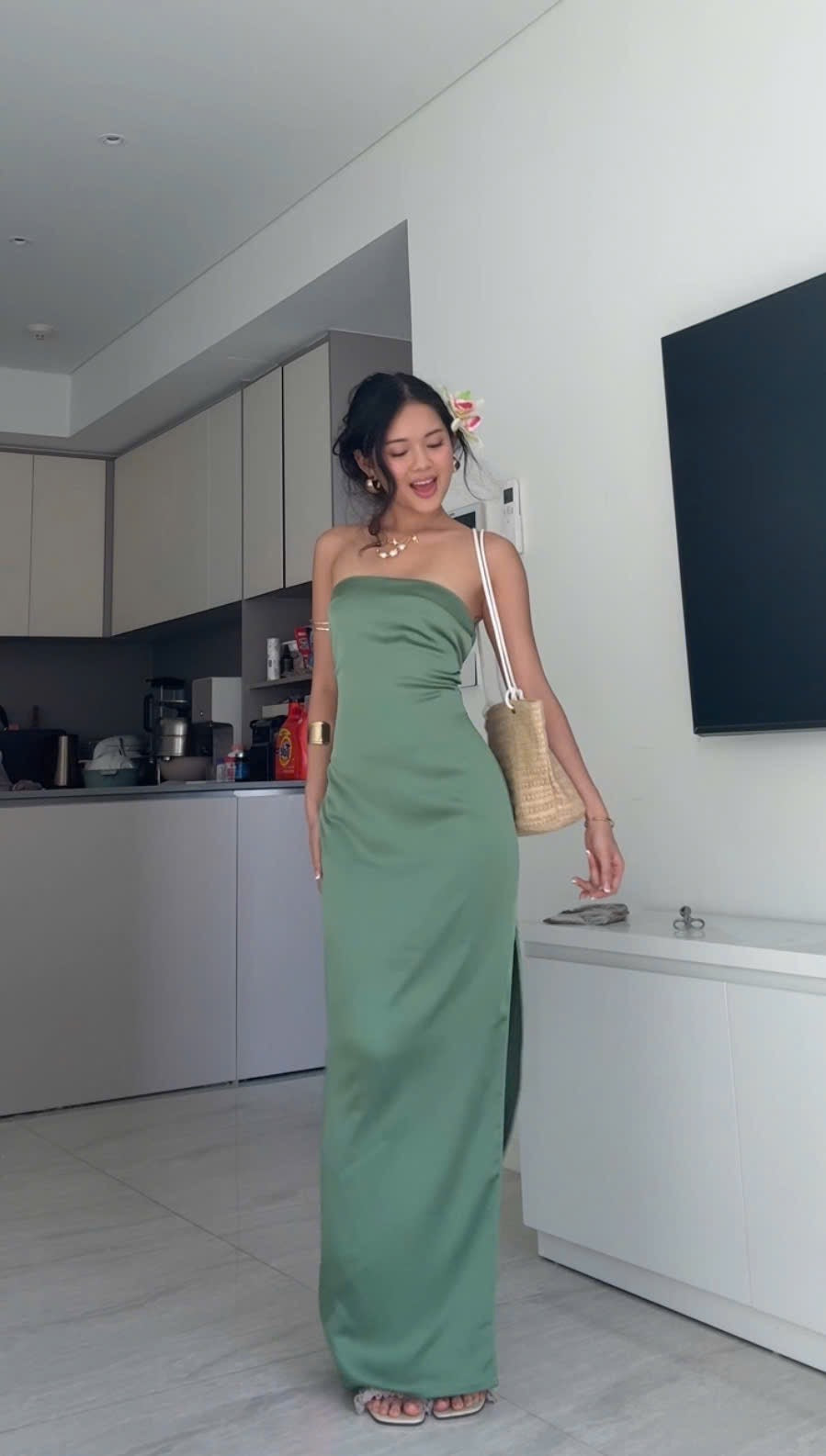 Amelia Maxi Silk Dress