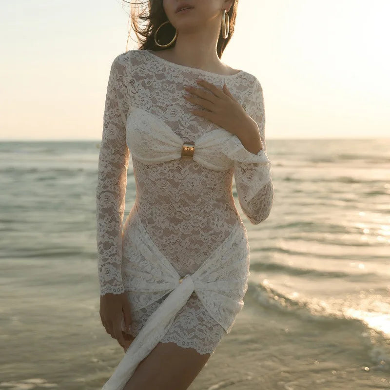 Nyra | Daring Lace Flare Mini