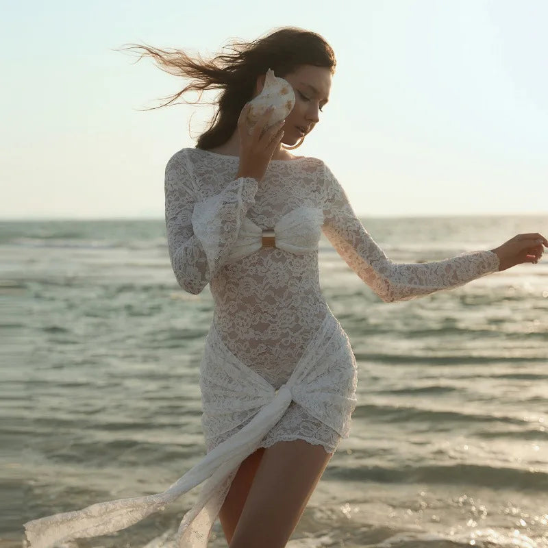 Nyra | Daring Lace Flare Mini