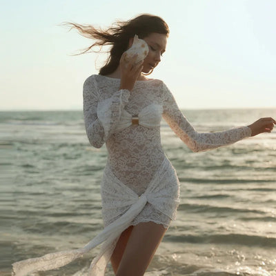 Nyra | Daring Lace Flare Mini