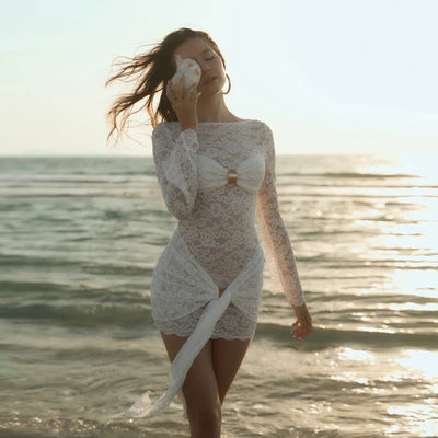 Nyra | Daring Lace Flare Mini