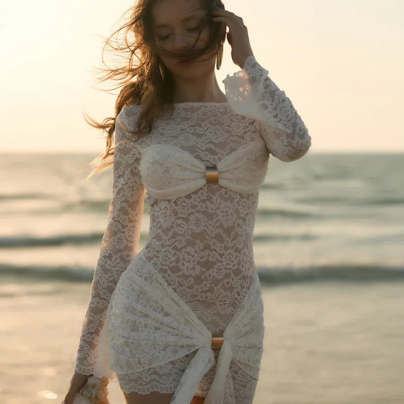 Nyra | Daring Lace Flare Mini