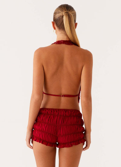 Brixton | Pearl Cowl Neck Halter Top