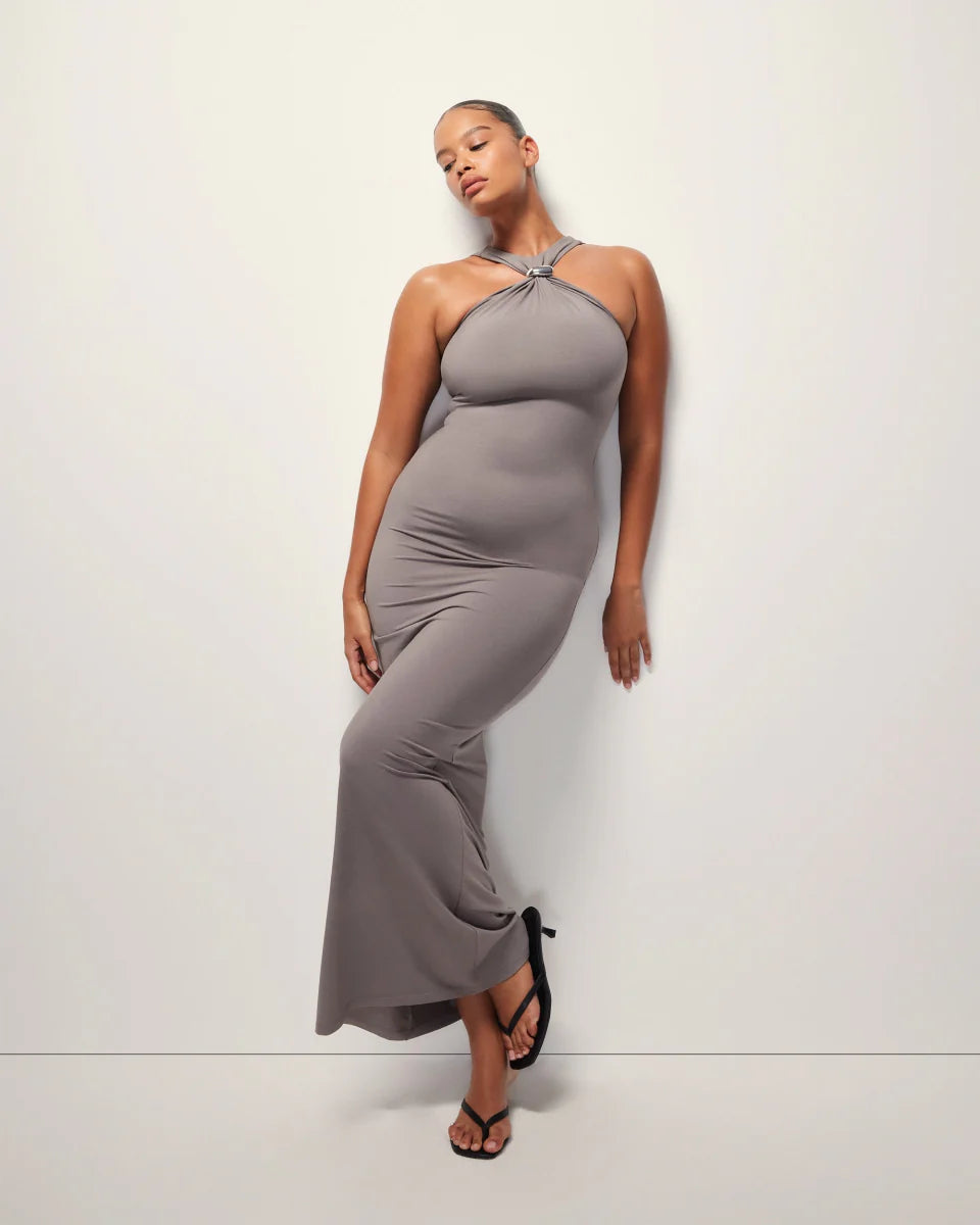 Charlotte | Halter Maxi Dress